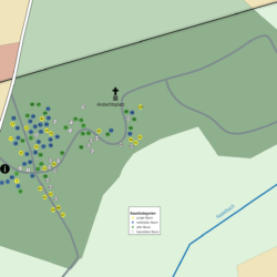 Bestattungswald Heiligengrabe Lageplan