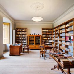 Historische Stiftsbibliothek in der Abtei (Foto: Hagen Immel)
