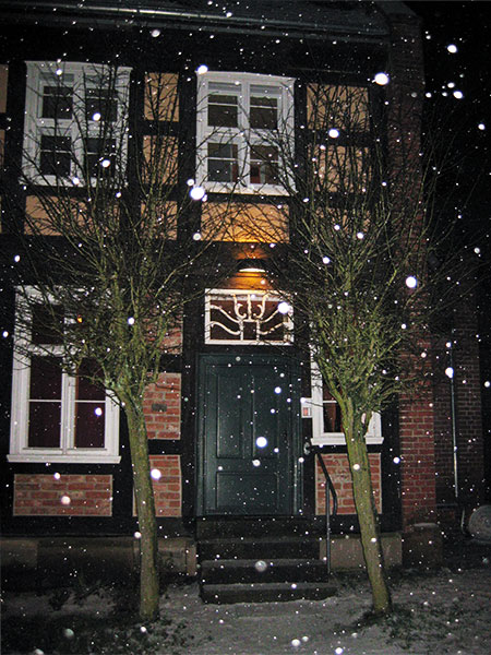 Unser Gästehaus Wulffenhaus im Winter