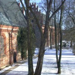 Stiftskirche und Heiliggrabkapelle im Winter